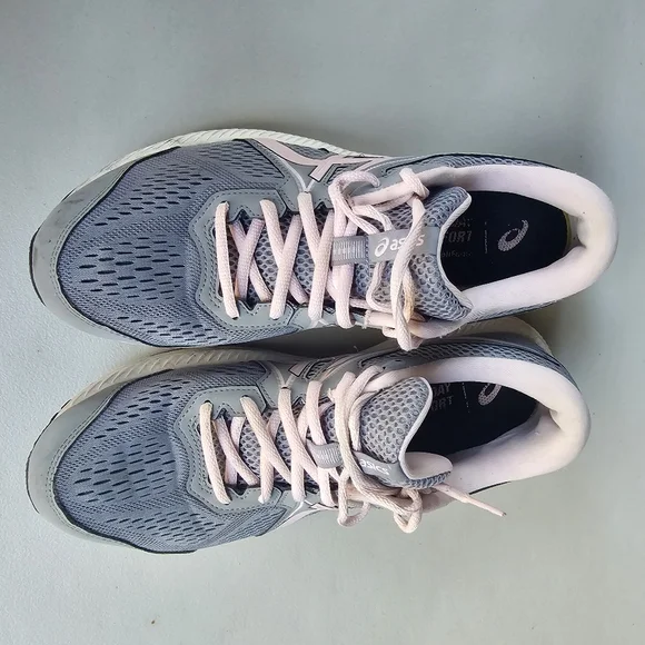 ASICS Women's Gel-Contend 11 Running Shoes - Gray and Pink - Picture 10 of 10